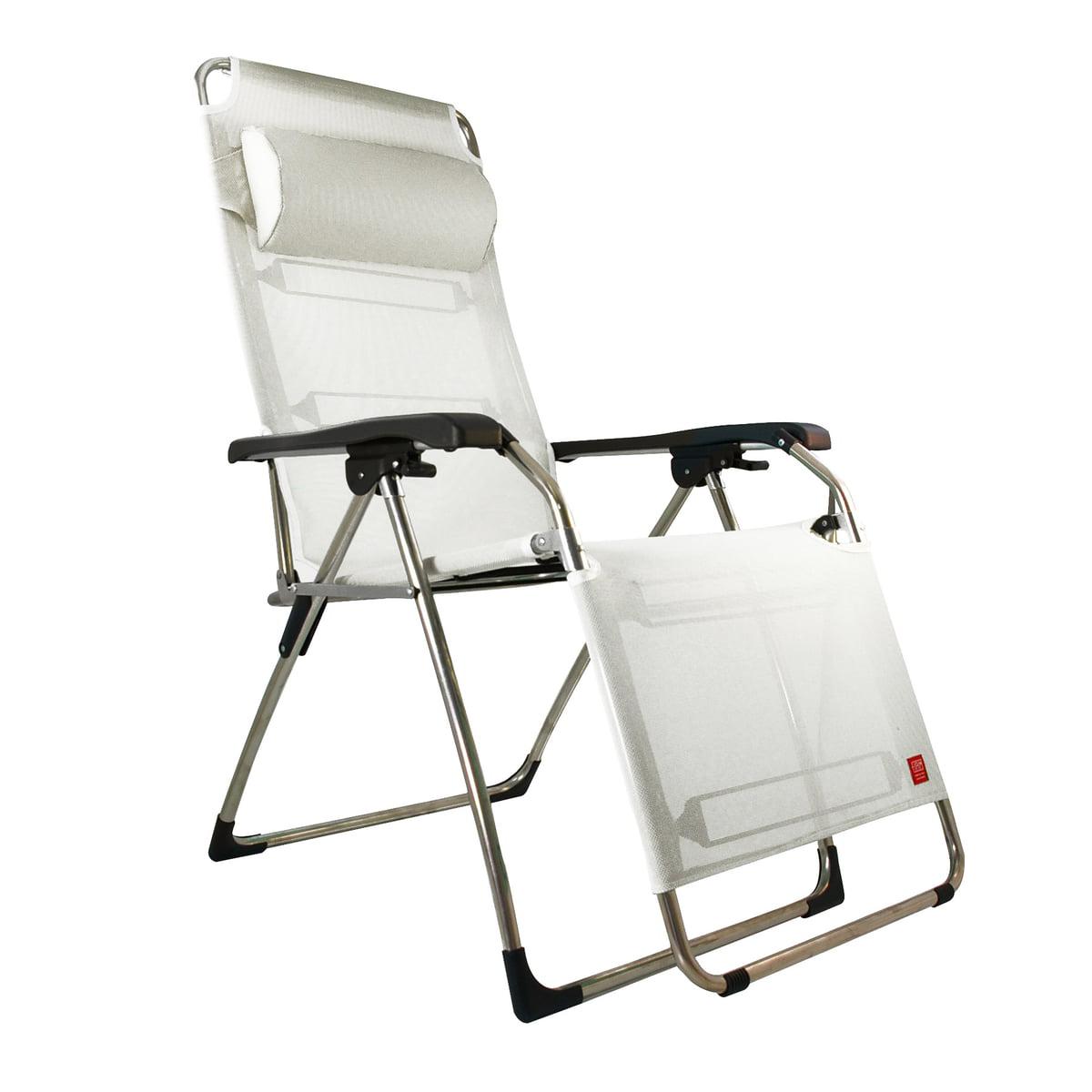 Fiam - Amida Relaxliege-Sonnenliegen-Fiam-Aluminium / weiß-TOJU Interior