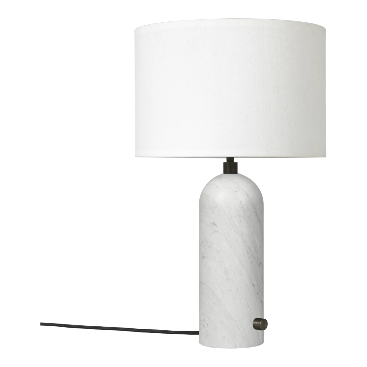 Gubi - Gravity Tischleuchte S-Gubi-Weißer Marmor / Weißer Schirm-TOJU Interior