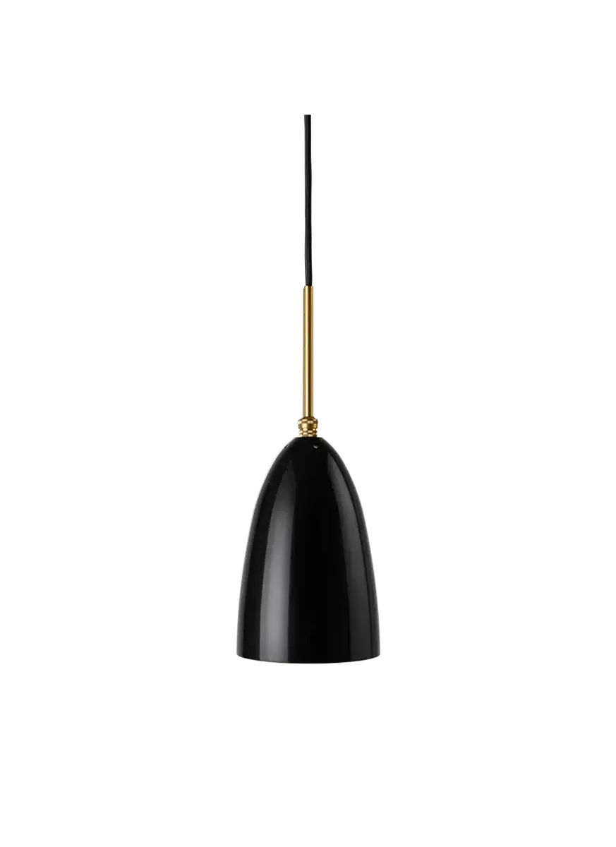 Gubi - Pendelleuchte Gräshoppa-Gubi-schwarz glänzend-TOJU Interior