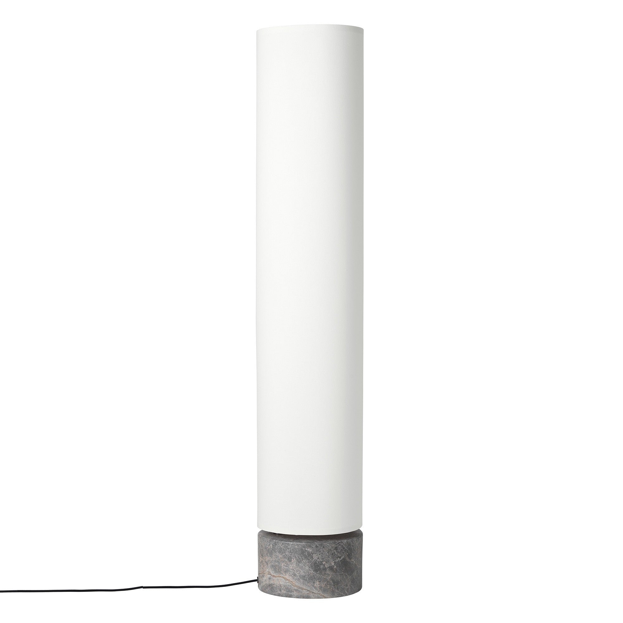 Gubi - Unbound LED Stehleuchte H 120cm-Gubi-Leinen weiß/Schirm-TOJU Interior
