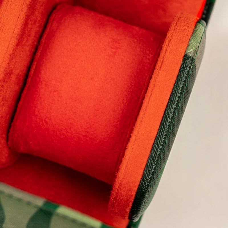 IFL Watches - Watch Roll - Green Camo Watch Roll für 1 Uhr-Uhrenrolle-TOJU Interior