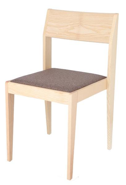 Jan Kurtz - Armlehnenstuhl Nora-Stühle-Jan Kurtz-Hellgrau - Esche lackiert-TOJU Interior