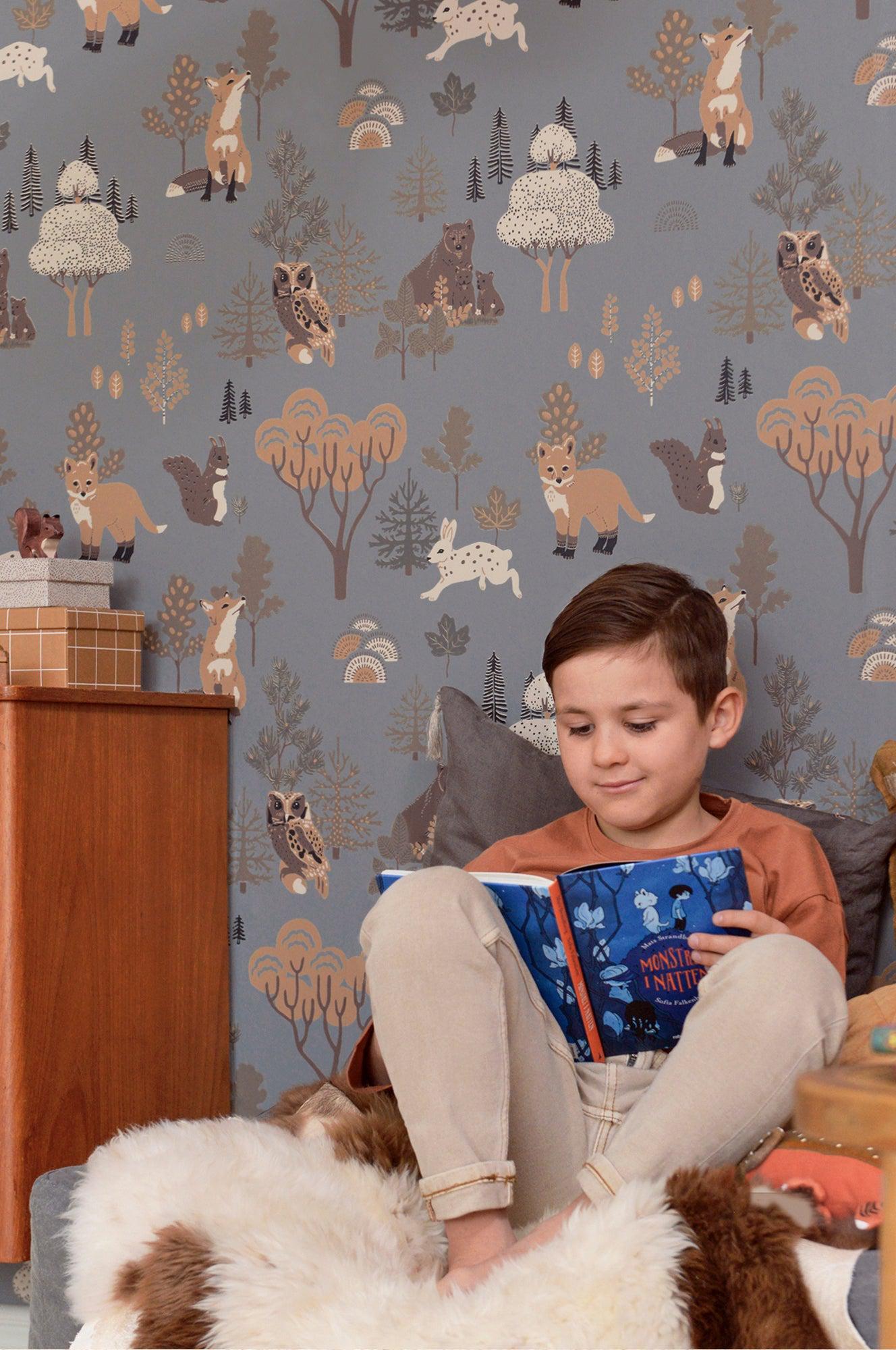 Majvillan - Tapete Deep Forest-Tapeten-Majvillan-TOJU Interior