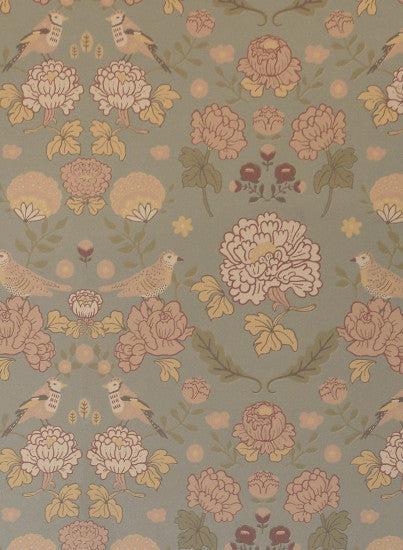 Majvillan - Tapete June-Tapeten-Majvillan-Saga Green-TOJU Interior