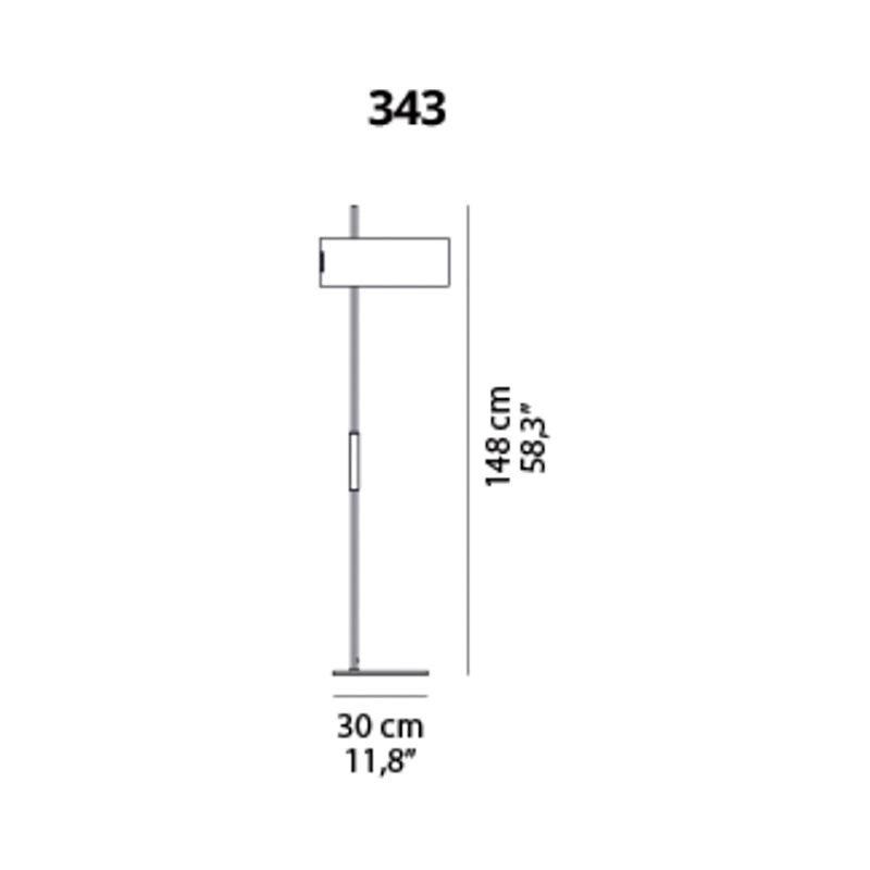 Oluce - 1953/ 343 Stehleuchte-Leuchten-Oluce-TOJU Interior