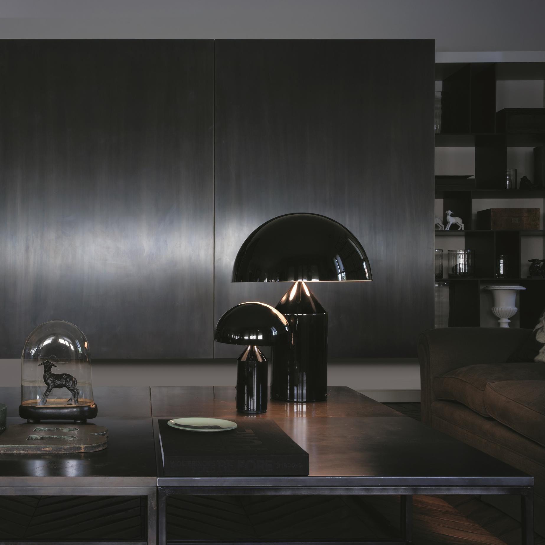 Oluce - Atollo Tischleuchte schwarz-Leuchten-Oluce-Atollo 233-TOJU Interior