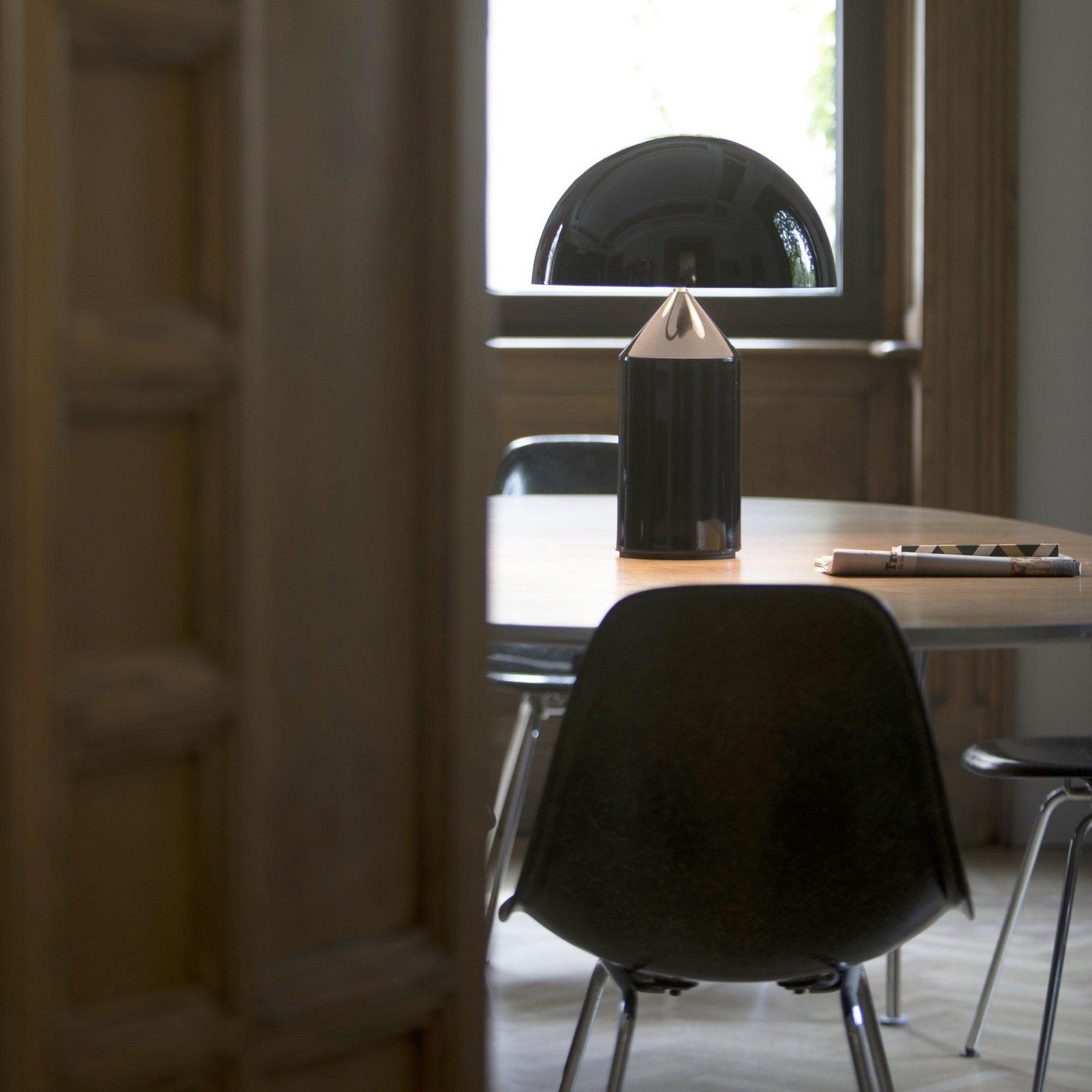 Oluce - Atollo Tischleuchte schwarz-Leuchten-Oluce-Atollo 233-TOJU Interior