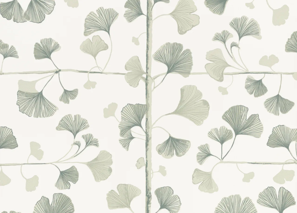 Sandberg - Tapete Ginkgo-Tapeten-Sandberg-Light Green-TOJU Interior