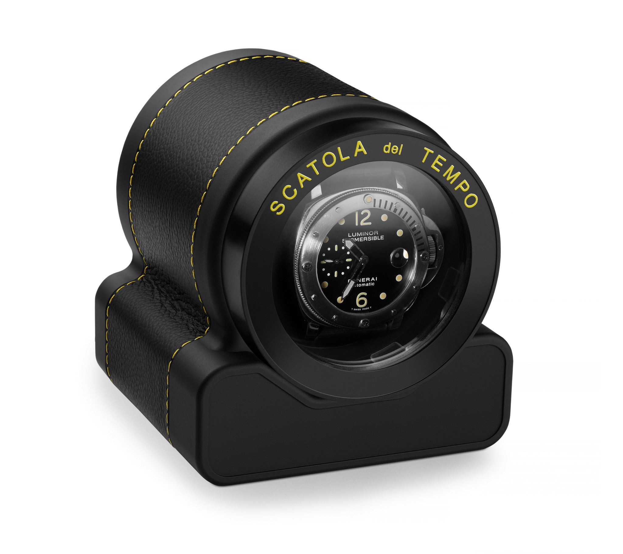 Scatola del Tempo - Uhrenbeweger ROTOR ONE RACING YELLOW + BLACK/YELLOW-Uhrenbeweger-Scatola del Tempo-TOJU Interior