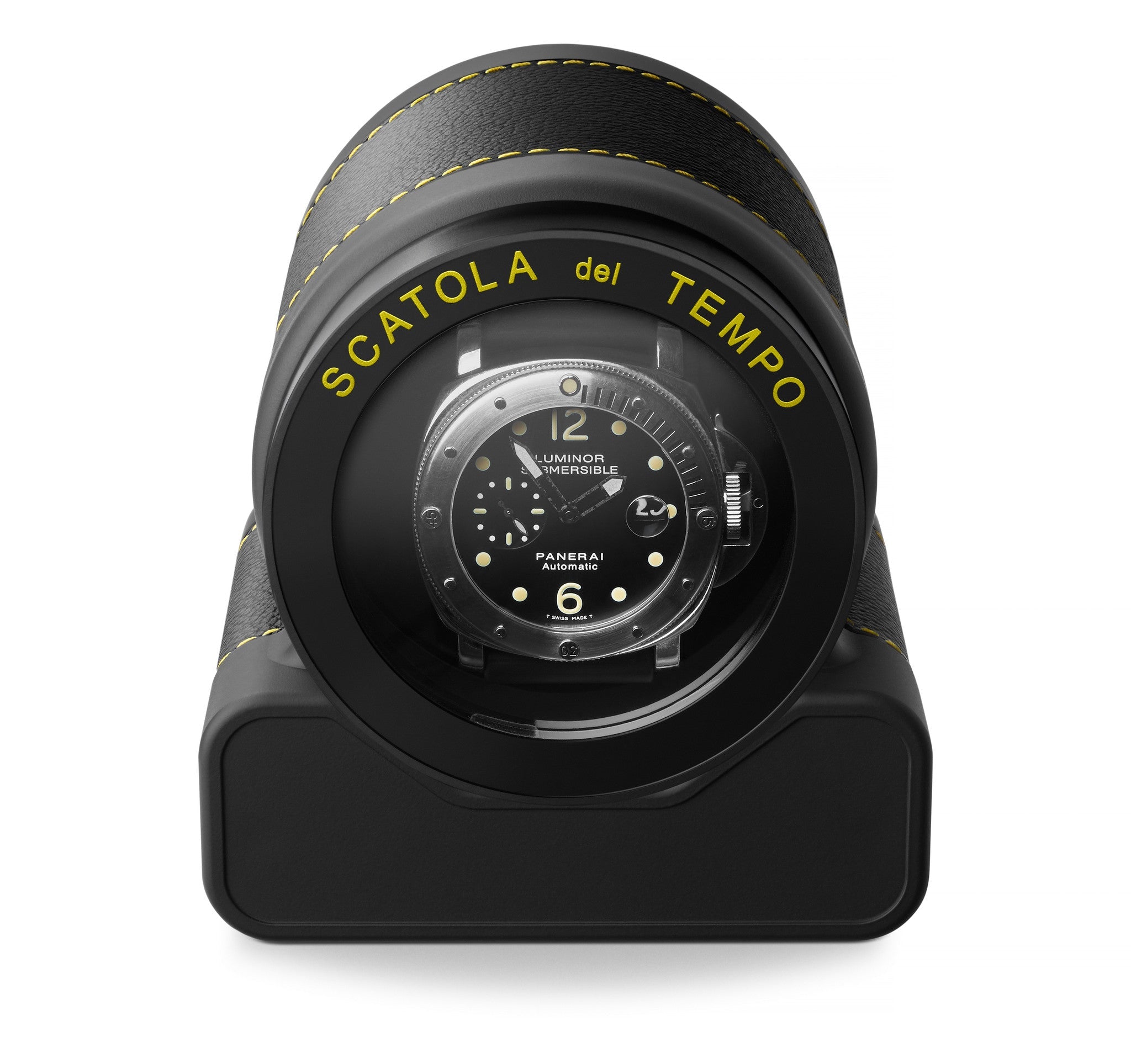 Scatola del Tempo - Uhrenbeweger ROTOR ONE RACING YELLOW + BLACK/YELLOW-Uhrenbeweger-Scatola del Tempo-TOJU Interior