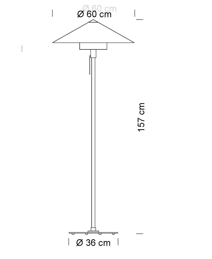 Tecnolumen - Wagenfeld Stehleuchte WSTL 30-Stehleuchte-Tecnolumen-TOJU Interior -WSTL30