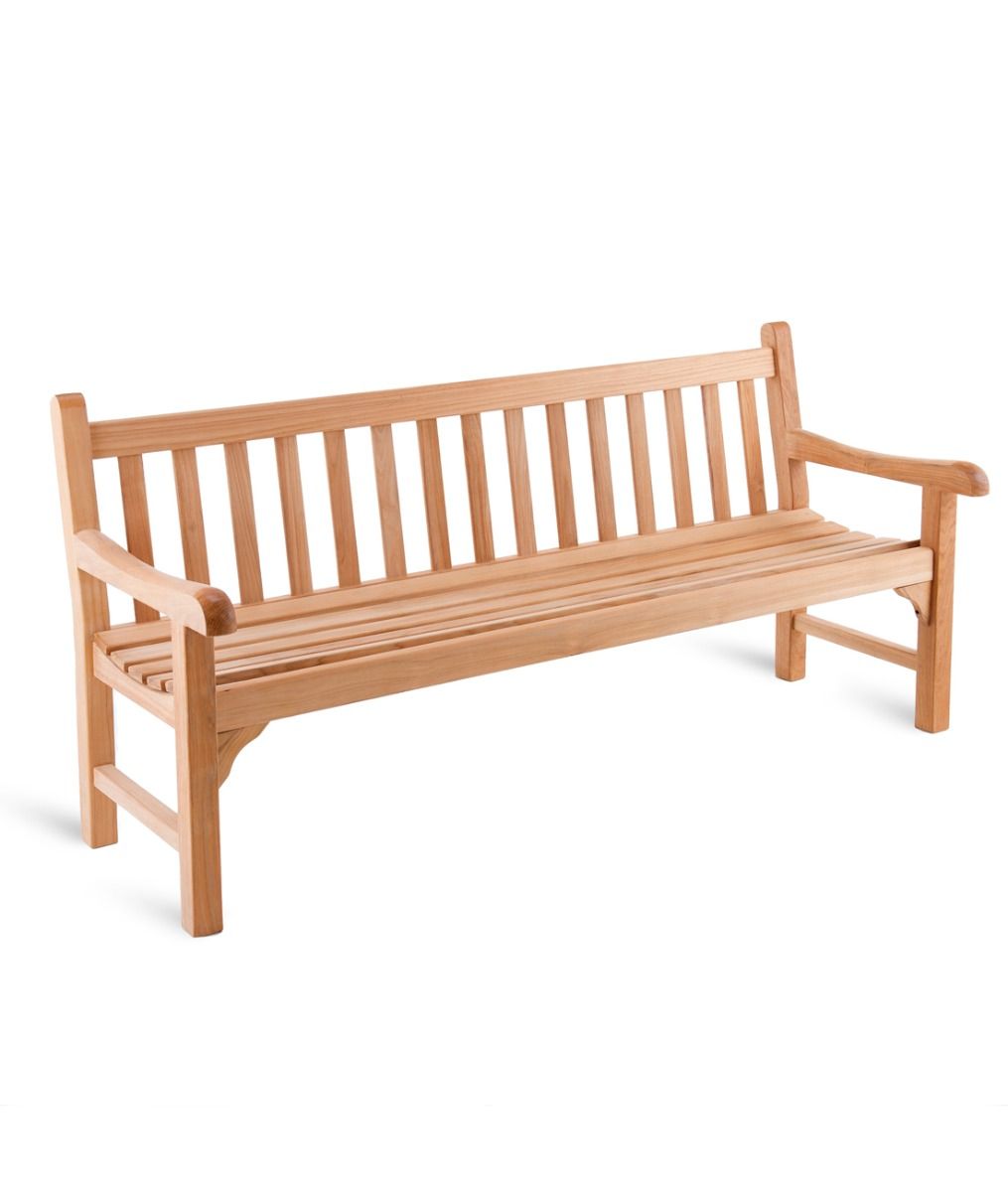 Unopiu - Sitzbank Chelsea aus Teakholz Länge 183 cm-Gartenbänke-Unopiu-Ohne Sitzkissen-TOJU Interior