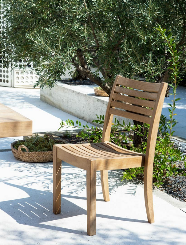 Unopiu - Stuhl Chelsea aus Teakholz-Stuhl-Unopiu-TOJU Interior