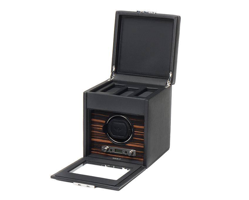Wolf - Uhrenbeweger - Roadster with storage Single Winder-Uhrenbeweger-Wolf 1834-TOJU Interior