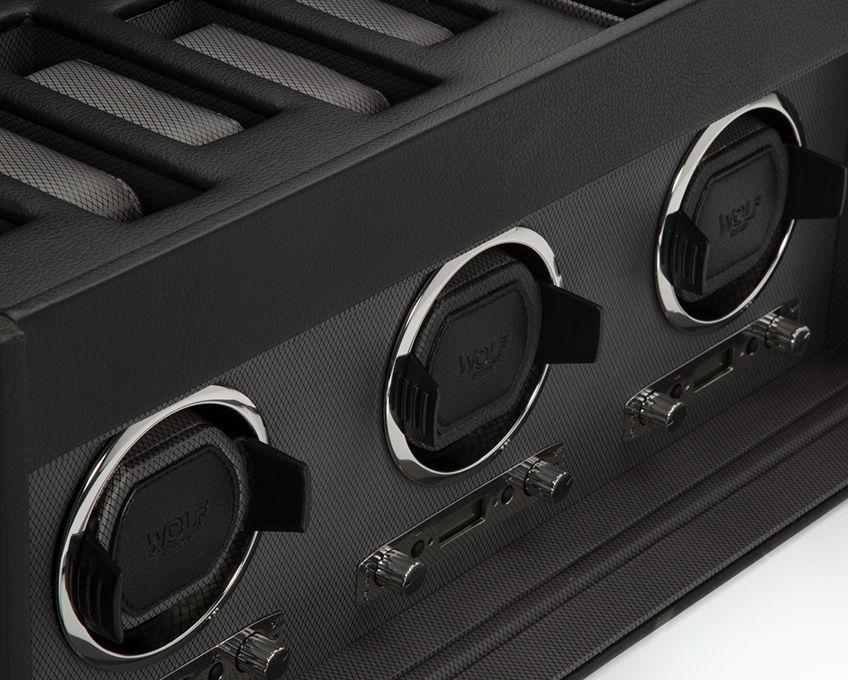 Wolf - Uhrenbeweger - VICEROY triple Winder with storage-Uhrenbeweger-Wolf 1834-TOJU Interior