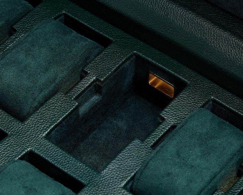 Wolf - Uhrenbox British Racing für 8 Uhren-Uhrenbox-Wolf 1834-TOJU Interior