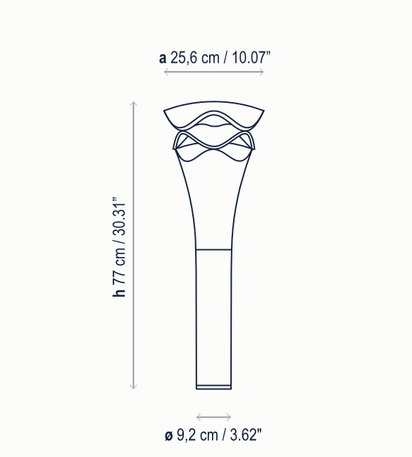 Bover - Außenleuchte LED - Cornet B/77 - TOJU Interior