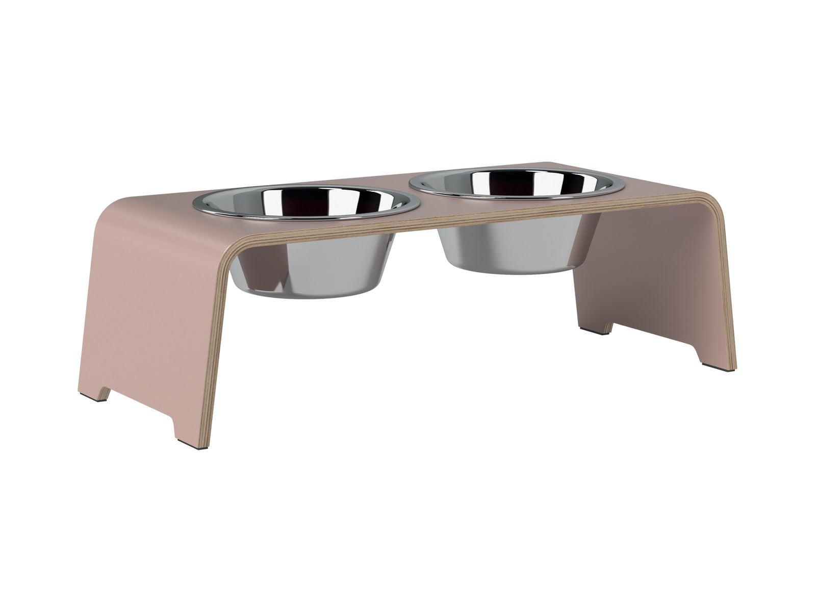 dogBar - LIMITED 2022® S - HPL antik pink med rustfrit stål