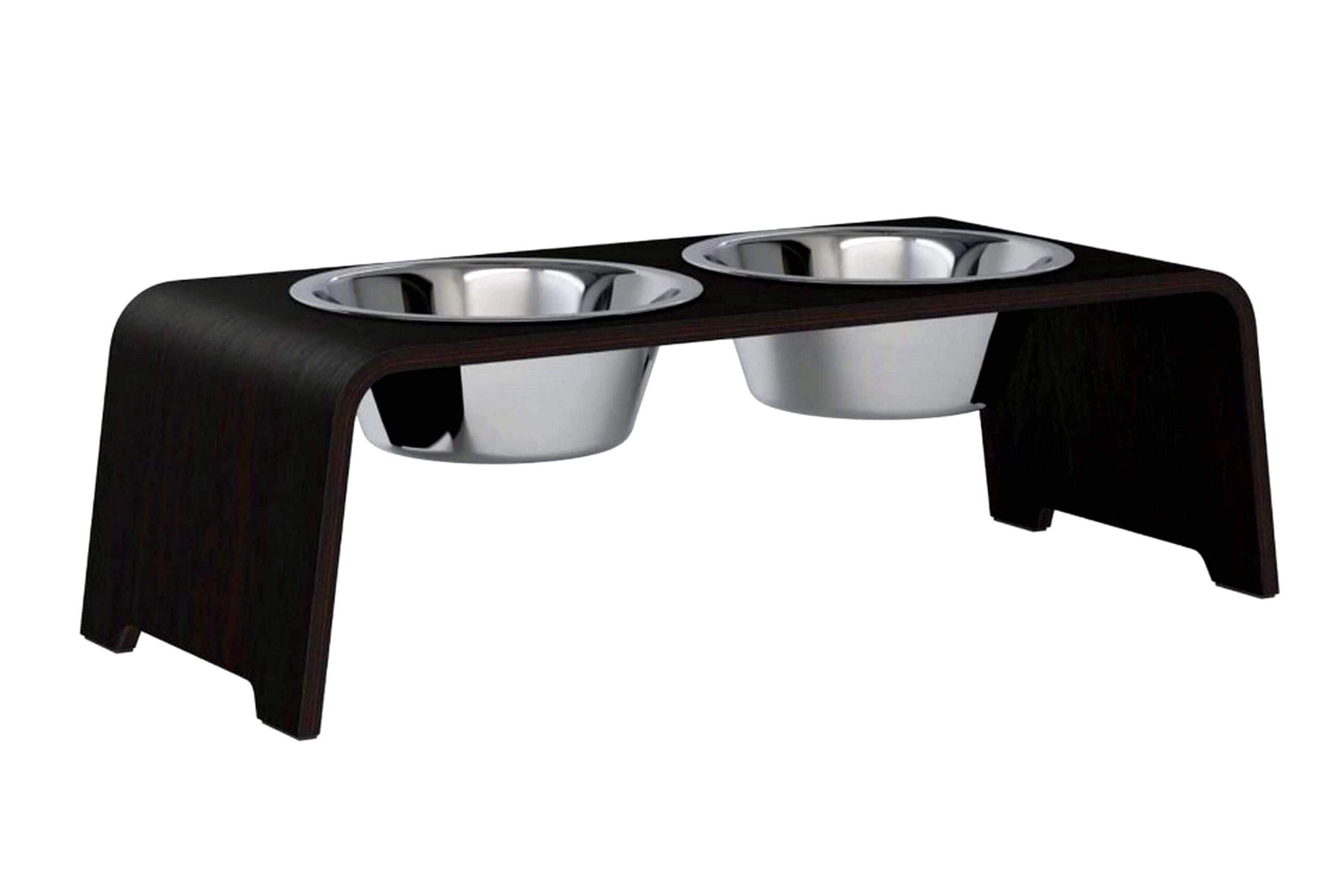 dogBar® M - Eiche dunkel mit Edelstahl-dogBar-TOJU Interior