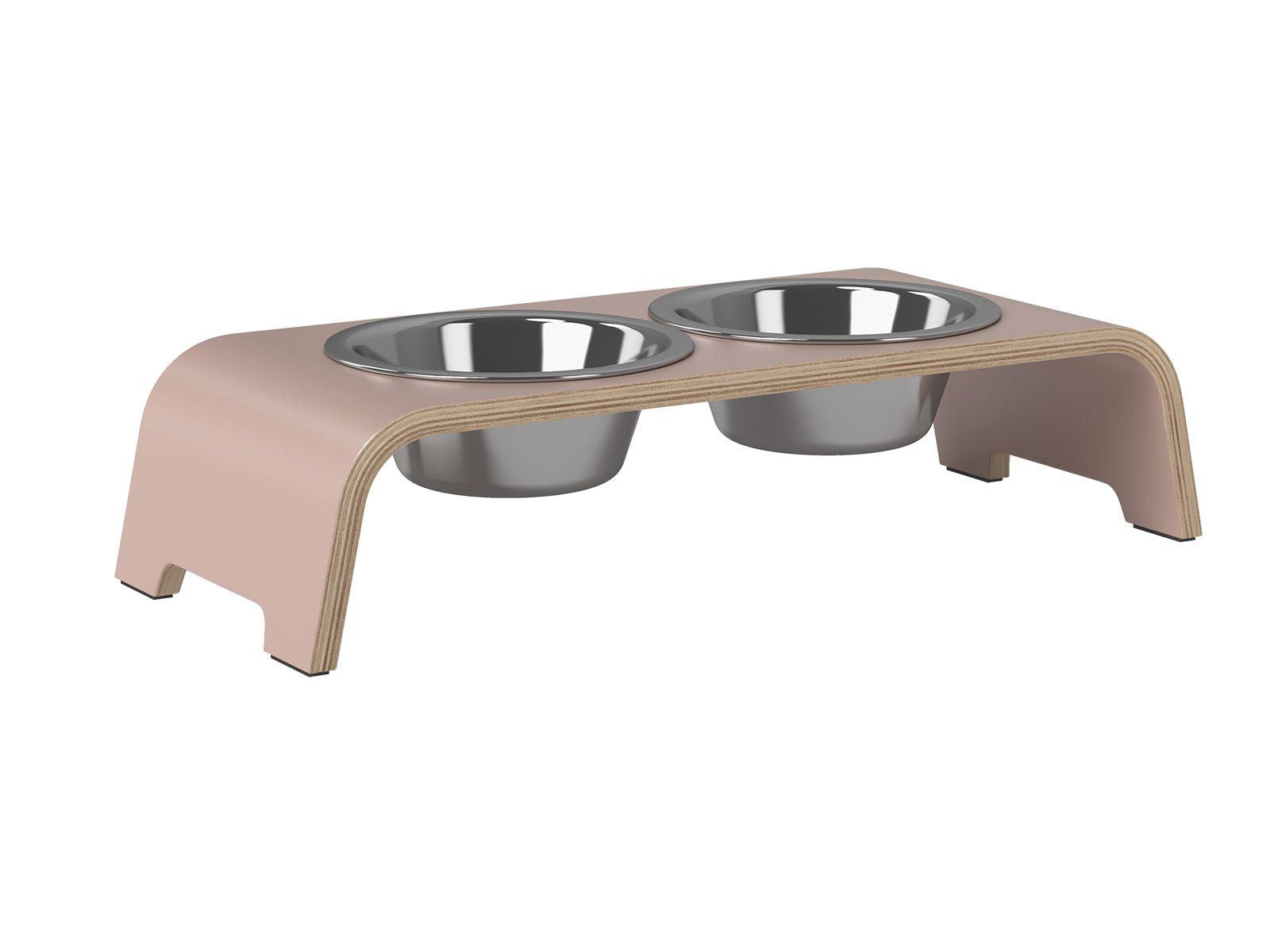 dogBar - LIMITED 2022® S - HPL antik pink med rustfrit stål