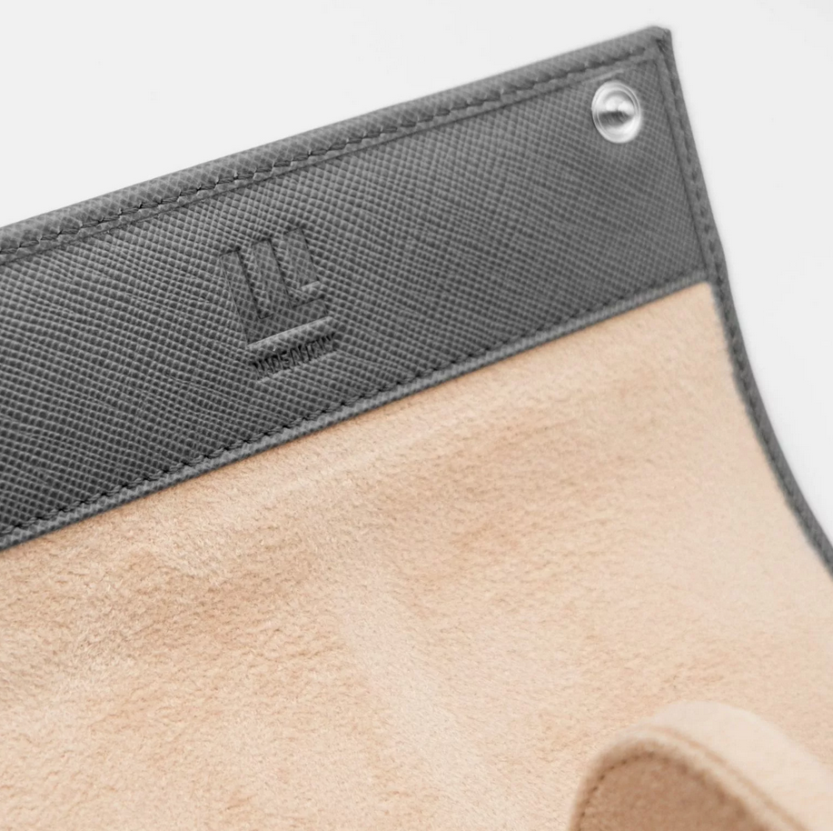 IFL Watches - Watch Roll - Grey Saffiano für 2 Uhren-IFL Watches-TOJU Interior