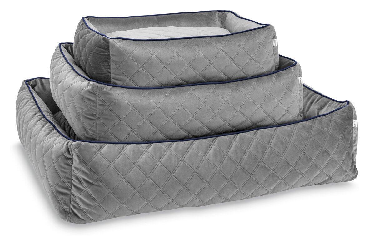 Laboni - Hundebett Oxford-Hundebett-Laboni-Grey-S - 68 x 55 x 20cm-TOJU Interior