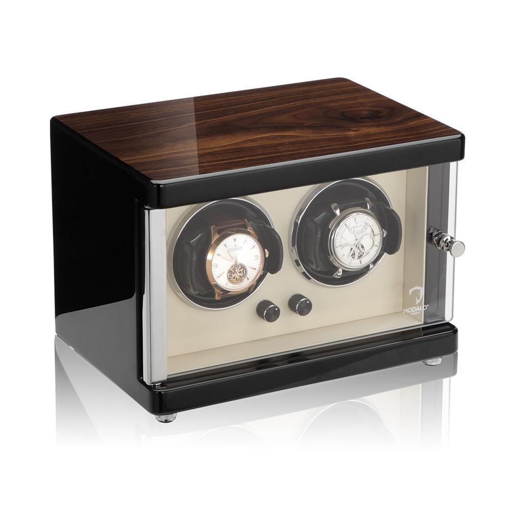 Modalo - Uhrenbeweger Ambiente MV4 für 2 Uhren-TOJU Interior