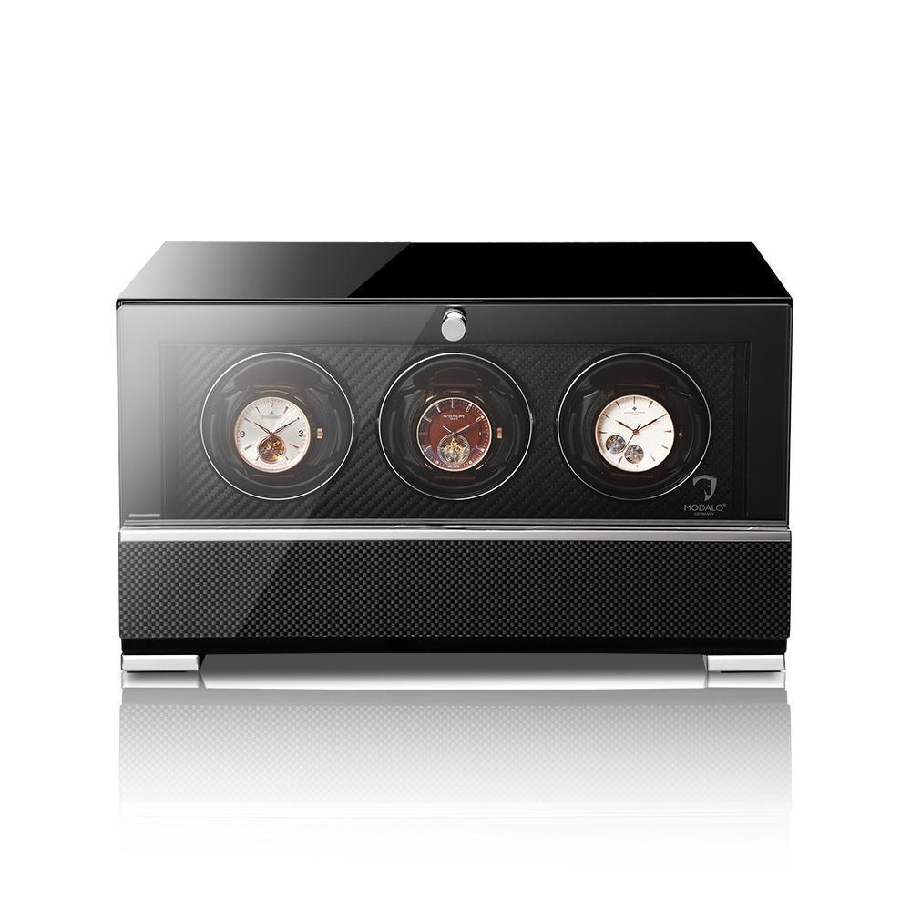 Modalo - Uhrenbeweger Clasico MV4 für 3 Uhren-TOJU Interior