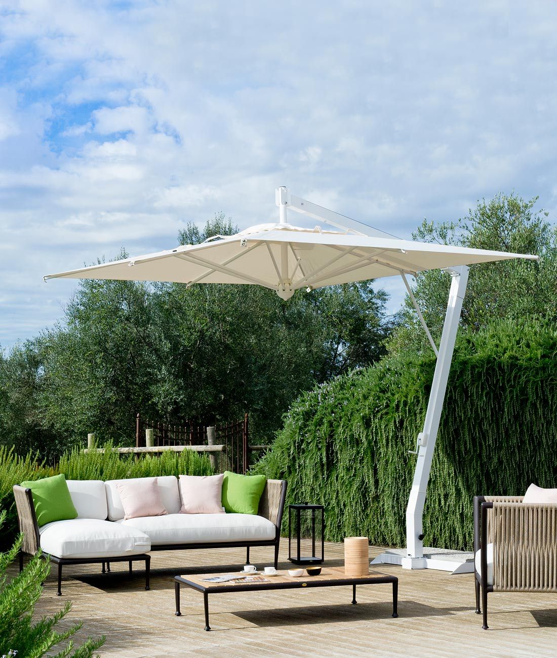 Unopiu - Parasol Salento square Side Mas