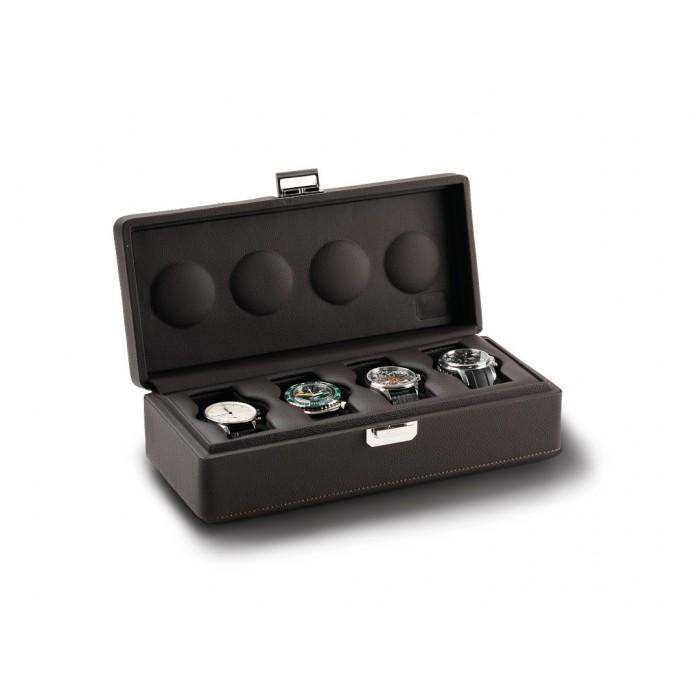 Scatola del Tempo Uhrenbox - VALIGETTA 4 braun-TOJU Interior