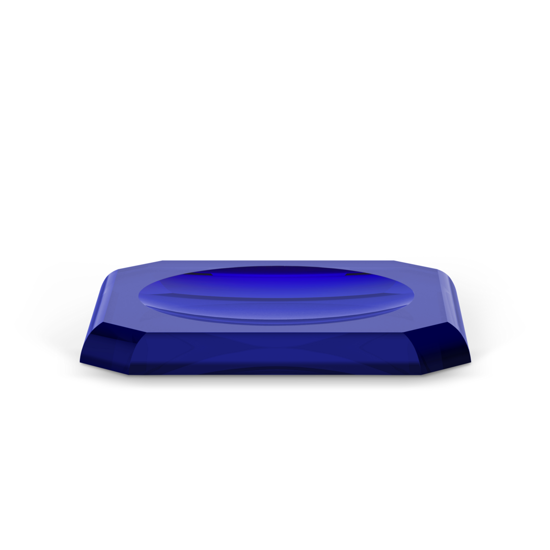 Decor Walther KRISTALL Kammschale – Capri Blau – Art. 0924095