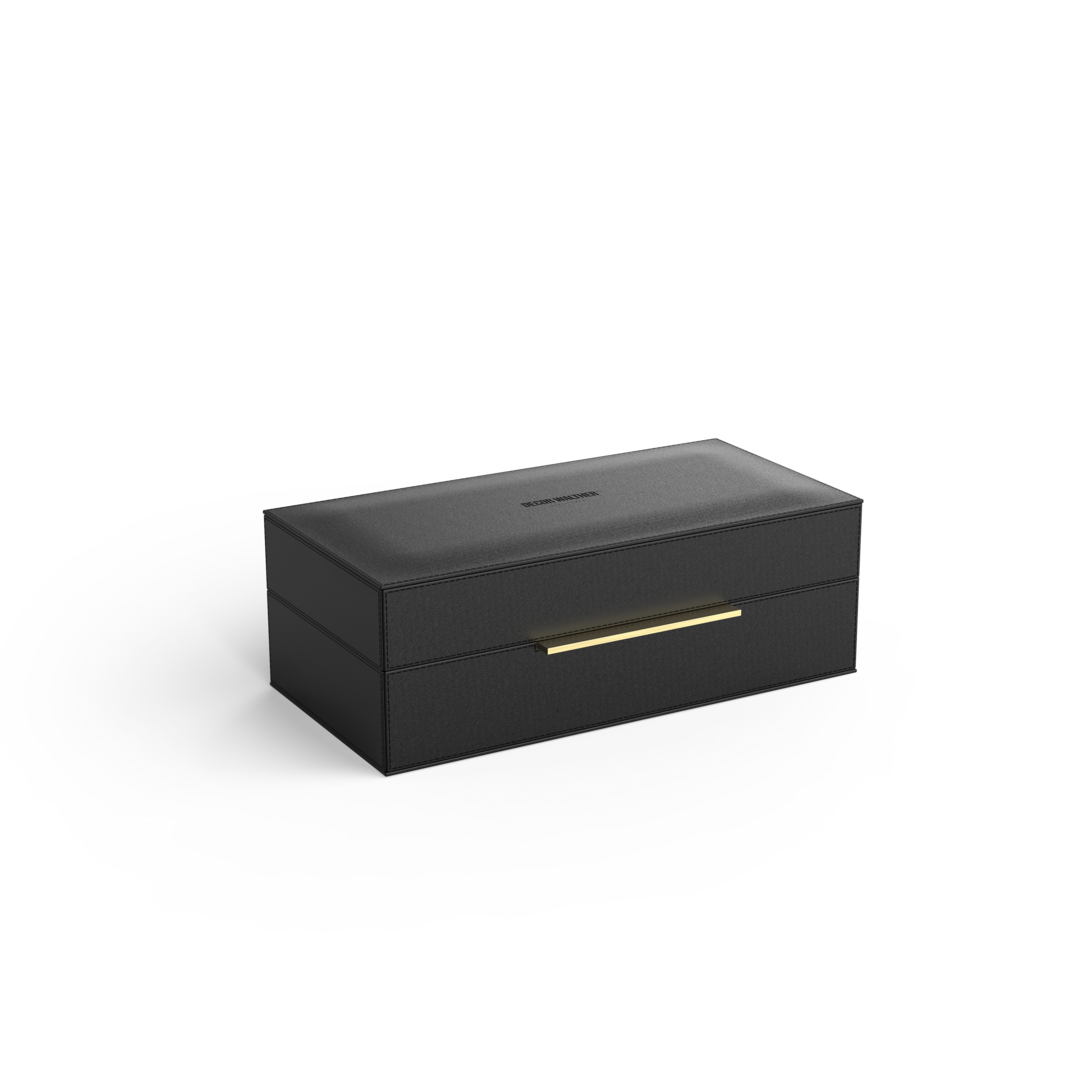 Decor Walther BROWNIE BOX S – Lederimitat schwarz – Art. 0939760