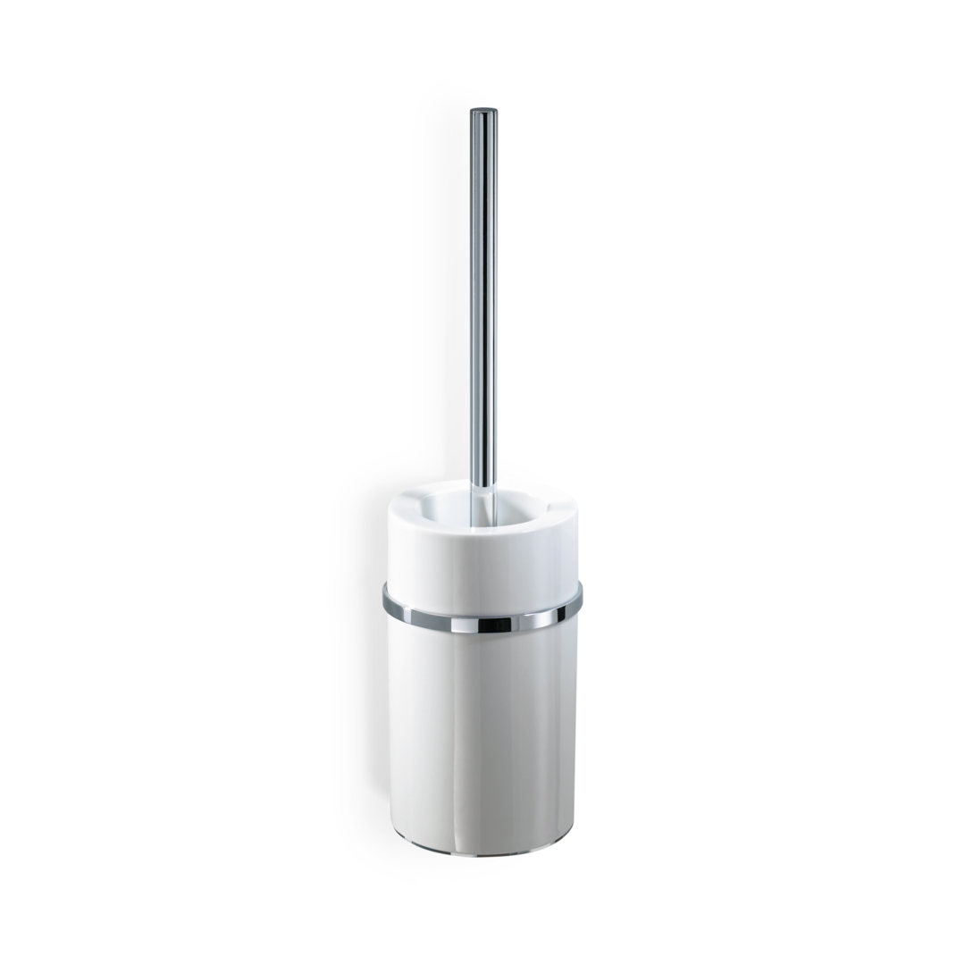 Decor Walther DW 6103 Wand WC Bürstengarnitur - – Porzellan Weiß / Chrom – Art. 0840500