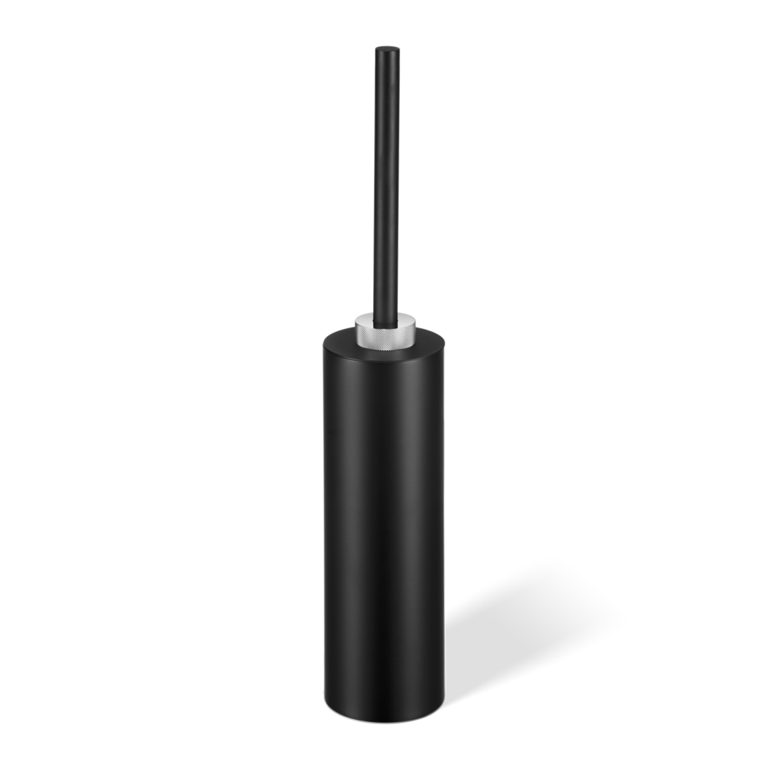 Decor Walther CLUB SBG WC Bürstengarnitur – Schwarz matt / Chrom – Art. 0854560