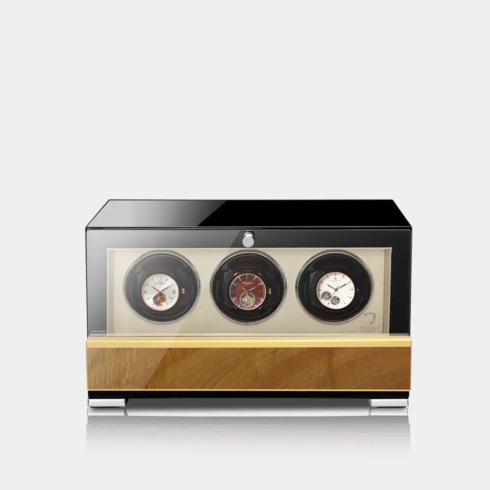 MODALO Clasico Premium für 3 Uhren – Golden Phoebe – Gold