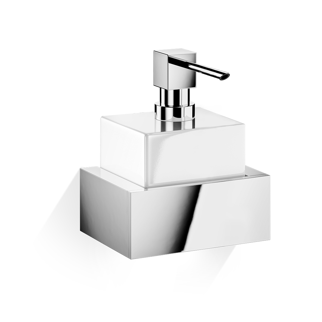 Decor Walther BK WSP N BRICK Wandseifenspender – Chrom / Porzellan Weiß – Art. 0595000