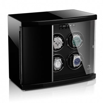 MODALO Uhrenbeweger Timeless für 4+2 Uhren – Schwarz