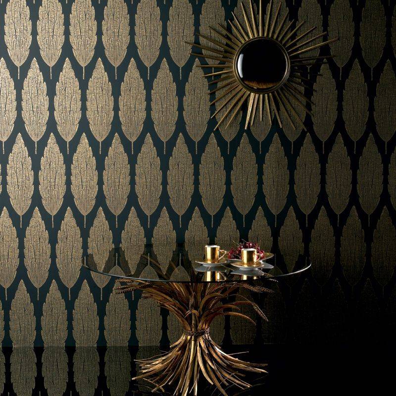 NINA CAMPBELL Tapete Cypres – PERROQUET-Tapeten-NINA CAMPBELL-NCW3834-05-TOJU Interior