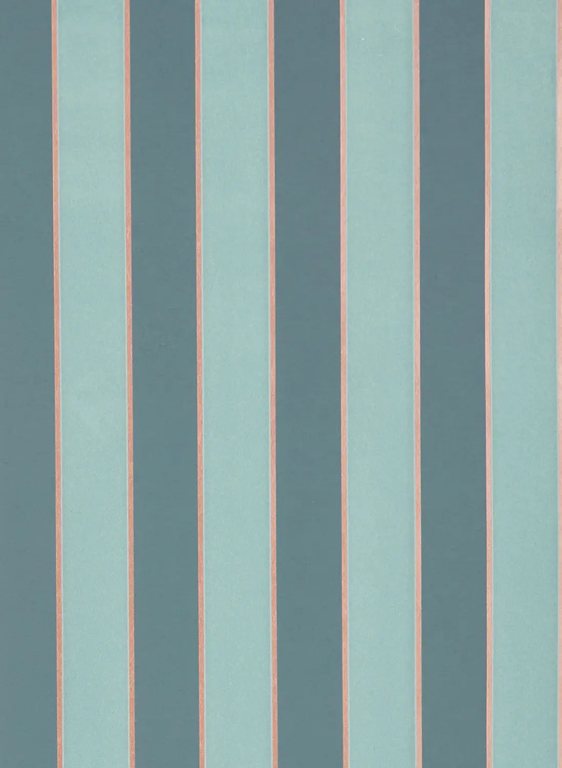 OSBORNE & LITTLE Tapete REGENCY STRIPE – RABANNA-Tapeten-OSBORNE & LITTLE-W7780-07 Duck Egg/Copper-TOJU Interior
