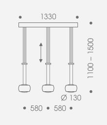 Oligo - Pendelleuchte Grace mit Höhenverstellung-Pendelleuchte-Oligo--TOJU Interior