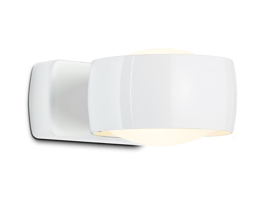 Oligo - Wandleuchte Grace LED-Wandleuchte-Oligo-Farbe Gehäuse Weiß glänzend | Farbe Kopf Weiß glänzend-Aufbau-40-931-22-20-TOJU Interior