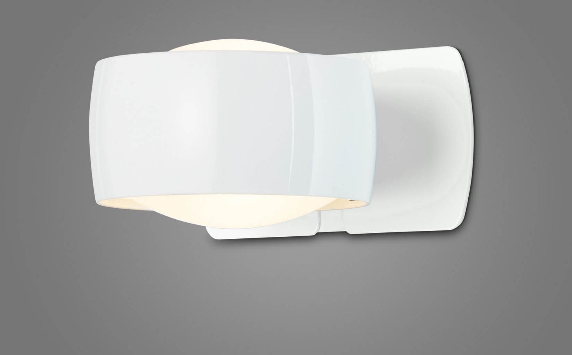 Oligo - Wandleuchte Grace LED-Wandleuchte-Oligo-Farbe Gehäuse Weiß glänzend | Farbe Kopf Weiß glänzend-Einbau-40-931-23-20-TOJU Interior