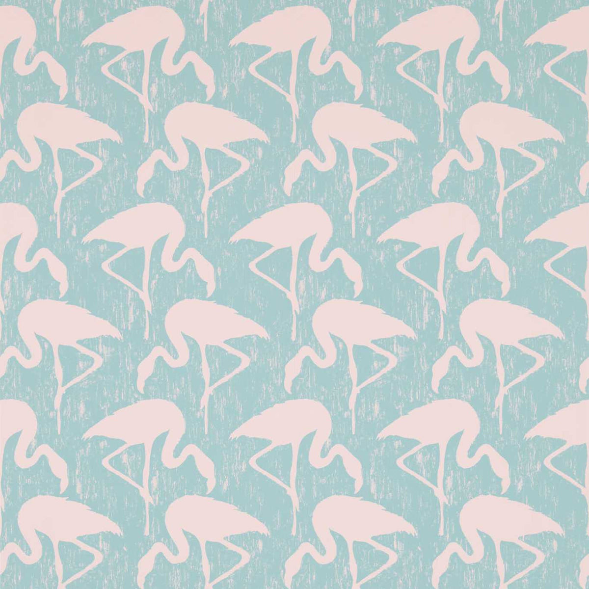 Sanderson - Tapete Flamingos-Tapeten-Sanderson-TURQUOISE PINK 214569-214569-Toju Interior