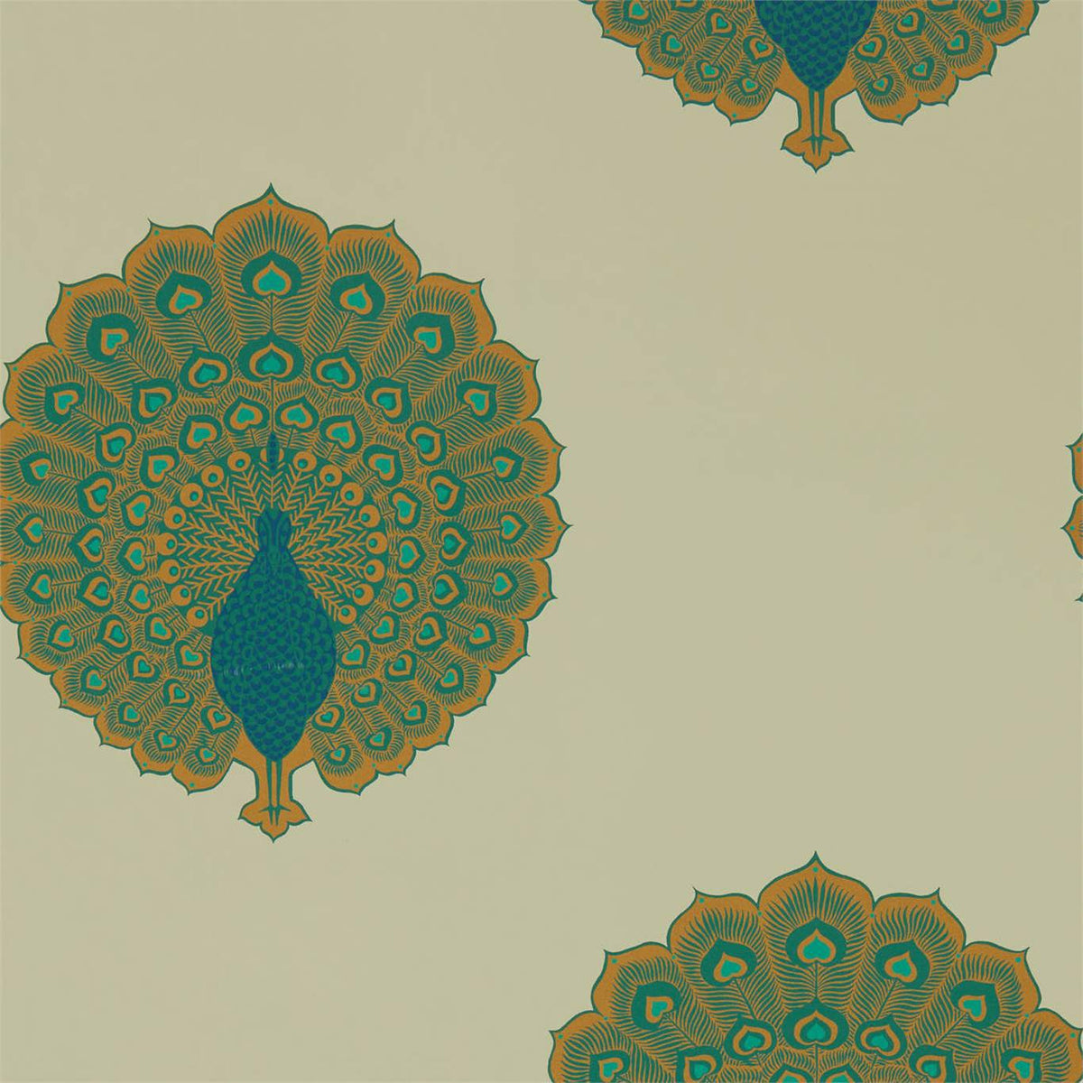 Sanderson - Tapete Kalapi-Tapeten-Sanderson-PEACOCK 216757-216757-Toju Interior
