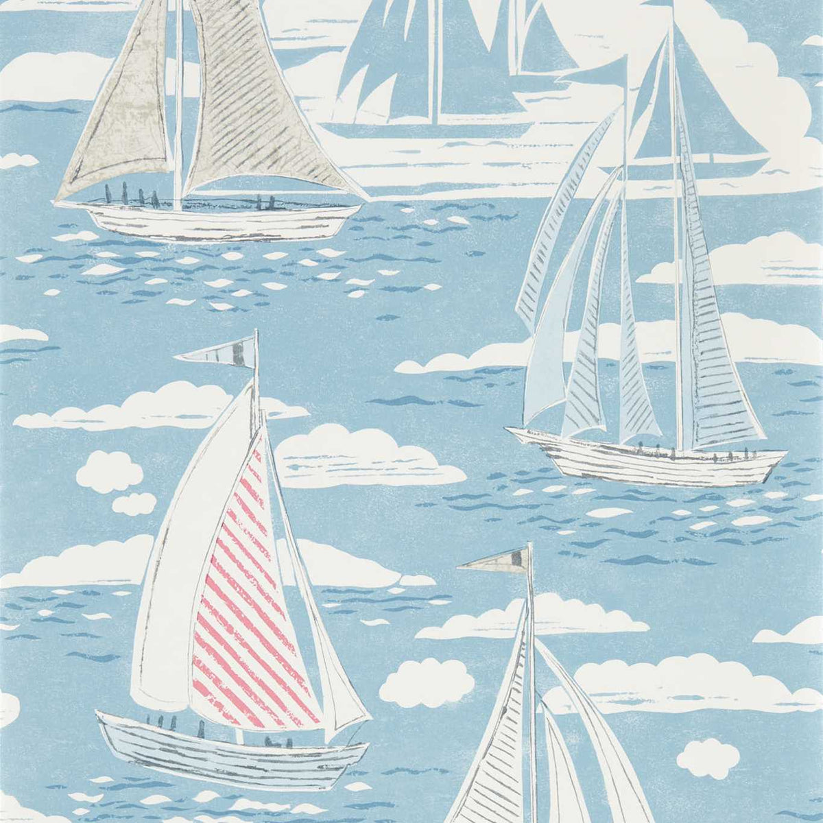 Sanderson - Tapete Sailor-Tapeten-Sanderson-NAUTICAL 216572-216572-Toju Interior