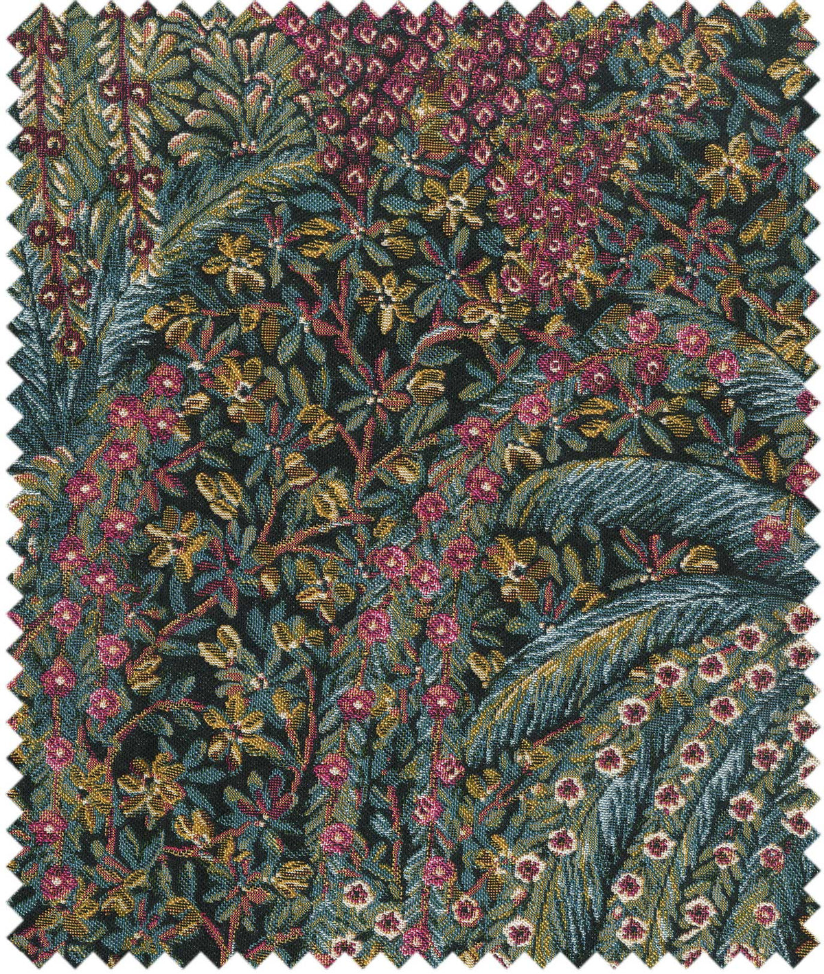 Cole & Son – Stoff Cascade Jacquard – F121/4021 – Teal & Viridian
