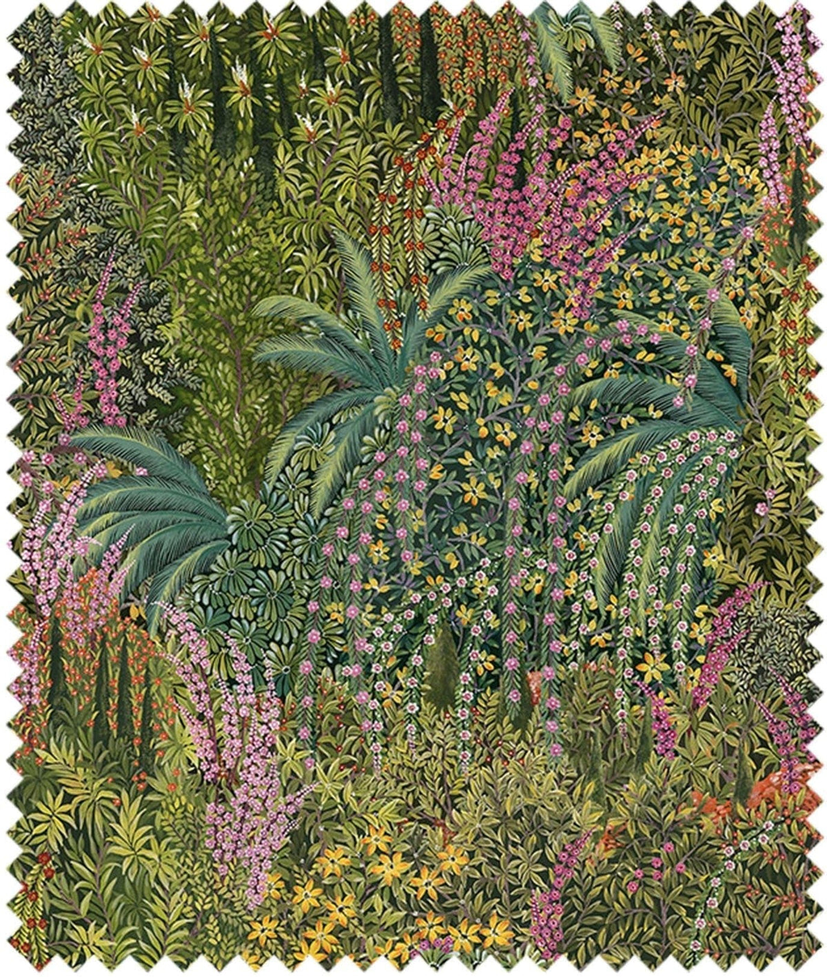 Cole & Son – Stoff Cascade Linen Union – F121/3012 – Leaf Green