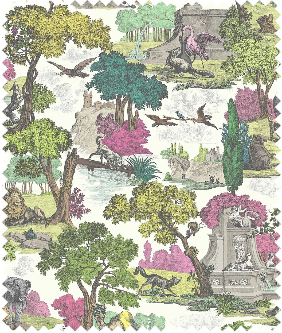 Cole & Son – Stoff Versailles Grand – F111/6023 – Bright Classic Multi