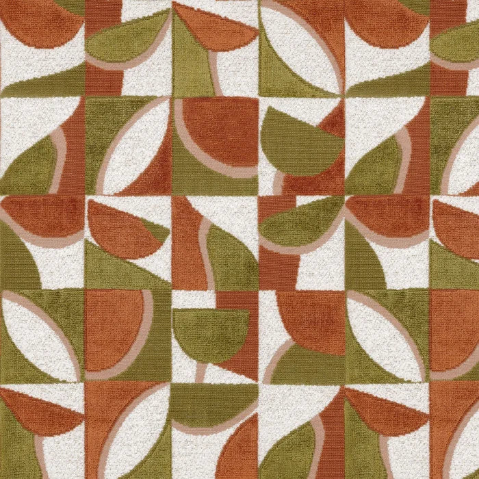 Casamance Impatient – Terracotta/Olive – 11530350