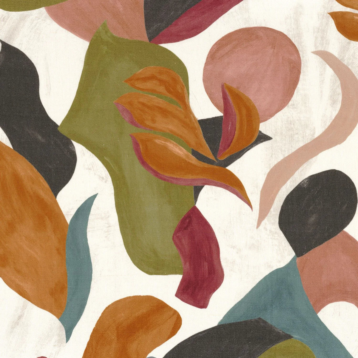 Casamance Air De Fête – Kaki/Orange Brulee – 32110104